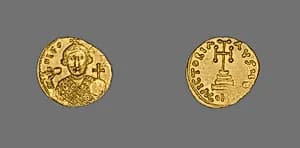 Solidus (Coin) of Leontius by Byzantine