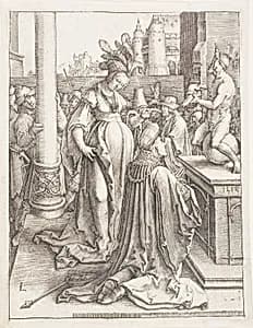 Solomon's Idolatry by Lucas van Leyden