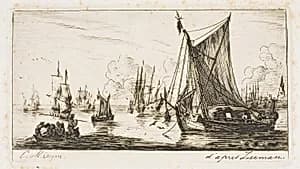 South Sea Fishers by Charles Meryon