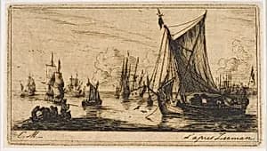South Sea Fishers by Charles Meryon