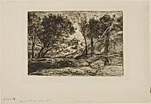 Souvenir of Tuscany by Jean Baptiste Camille Corot