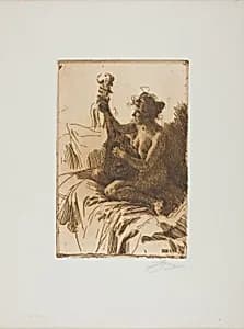 Souvenir or The Guitar by Anders Zorn