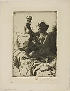 Souvenir or The Guitar by Anders Zorn