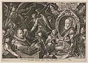 Spranger and his Wife by Aegidius Sadeler, II