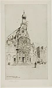 St. Etienne du Mont, Paris by Charles John Watson