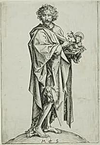 St. John the Baptist by Martin Schongauer