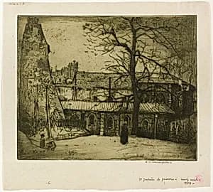 St. Julien-le-Pauvre by Donald Shaw MacLaughlan
