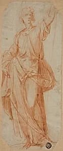 Standing Draped Figure