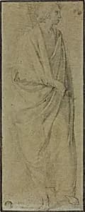 Standing Draped Male Figure