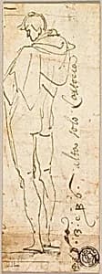 Standing Male Nude by Andrea del Sarto