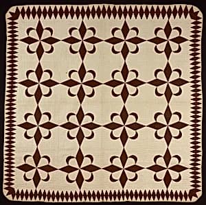 "Star and Crescent" Quilt by Unknown