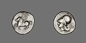 Stater (Coin) Depicting Pegasus by Ancient Greek