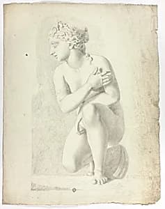 Statue of Crouching Venus by John Downman