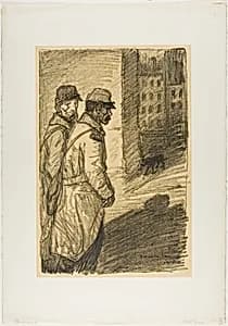 Stray Dogs by Théophile-Alexandre Pierre Steinlen