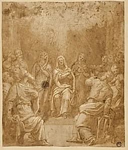 Study for the Pentecost by Simone Peterzano
