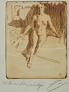 Study from Model by Anders Zorn