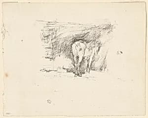 Study of a Horse by James McNeill Whistler