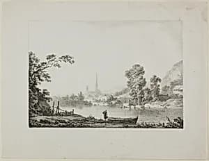 Study of a Landscape by Louis-Jacques Daguerre