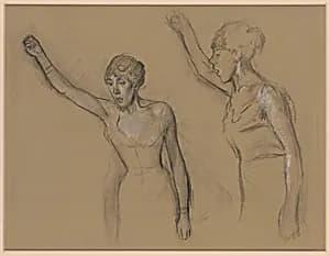 Study of a Singer by Hilaire Germain Edgar Degas