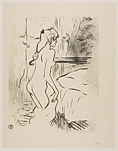 Study of a Woman by Henri de Toulouse-Lautrec