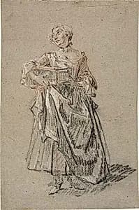 Study of a Woman by Nicolas Lancret