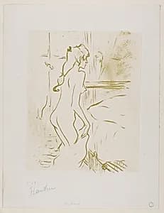 Study of a Woman by Henri de Toulouse-Lautrec
