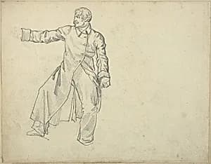Study of an Artilleryman by Jean Louis André Théodore Géricault