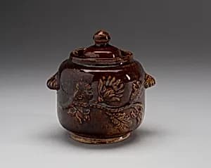 Sugar Bowl with Cover by Artist unknown