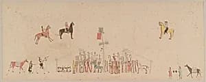 Sun Dance Scene by Lakota
