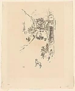 Sunday, Lyme Regis by James McNeill Whistler