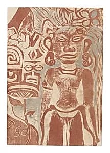 Tahitian Idol—the Goddess Hina by Paul Gauguin