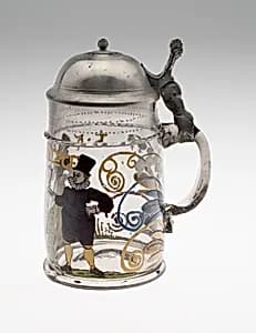 Tankard with Cover by Unknown