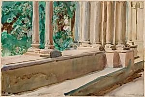 Tarragona Terrace and Garden by John Singer Sargent
