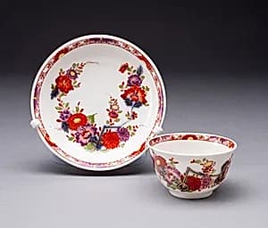 Tea Bowl and Saucer by Meissen Porcelain Manufactory
