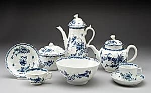 Tea Set by Worcester Porcelain Factory