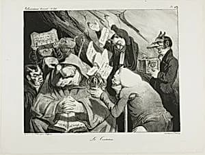 Temptation, plate 453 by Honoré-Victorin Daumier