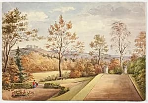 Terrace at Wentworth Castle by Elizabeth Murray