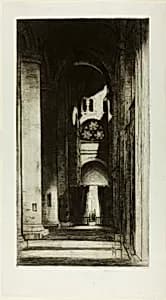Tewkesbury Abbey by David Young Cameron