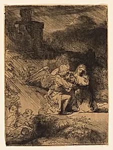 The Agony in the Garden by Rembrandt van Rijn