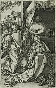 The Annunciation by Heinrich Aldegrever