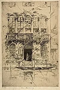 The Balcony by James McNeill Whistler
