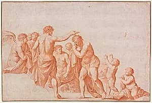 The Baptism of Christ by Cornelis van Poelenburgh