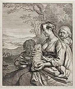 The Bohemian Woman by Cornelis Visscher