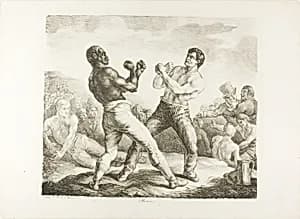 The Boxers by Jean Louis André Théodore Géricault