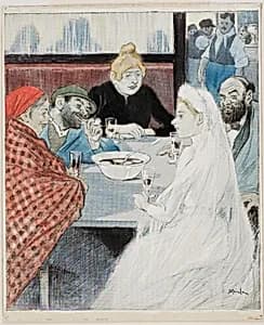 The Bride by Théophile-Alexandre Pierre Steinlen