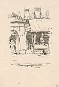 The Butcher's Dog by James McNeill Whistler