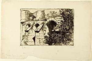 The Castle Bridge by Francis Seymour Haden