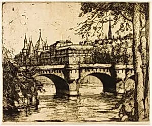 The Concièrgerie, Paris by Donald Shaw MacLaughlan