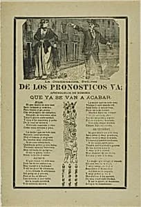 The Continuation, Sirs, of the Forecasts... by José Guadalupe Posada