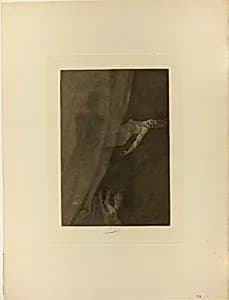 The Crimson Curtain by Félicien Rops